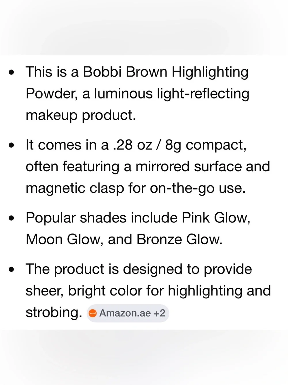 Bobbi Brown Powder Compact in Soft Sheer Pink Glow